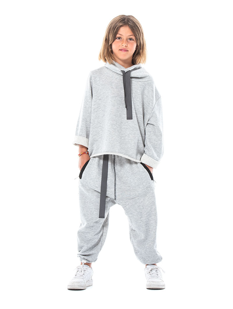 YAGU KID'S SWEATPANTS IN GREY