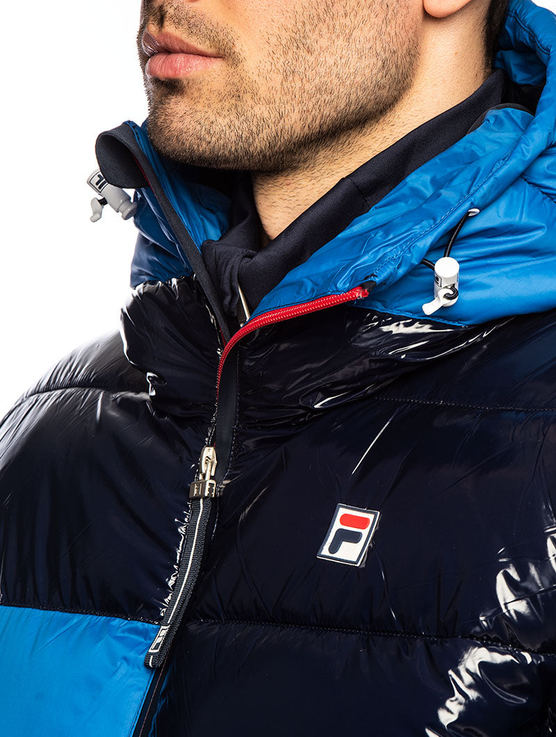 MEN SAUL PUFFER JACKET IN BLUE