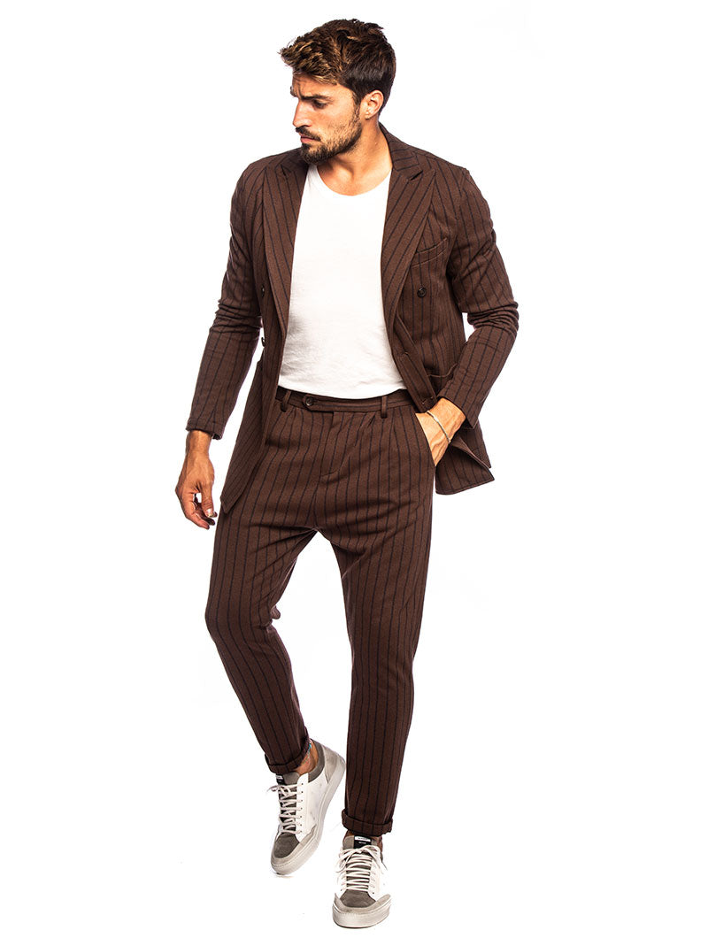 ANUBIS CASUAL PANTS IN BROWN