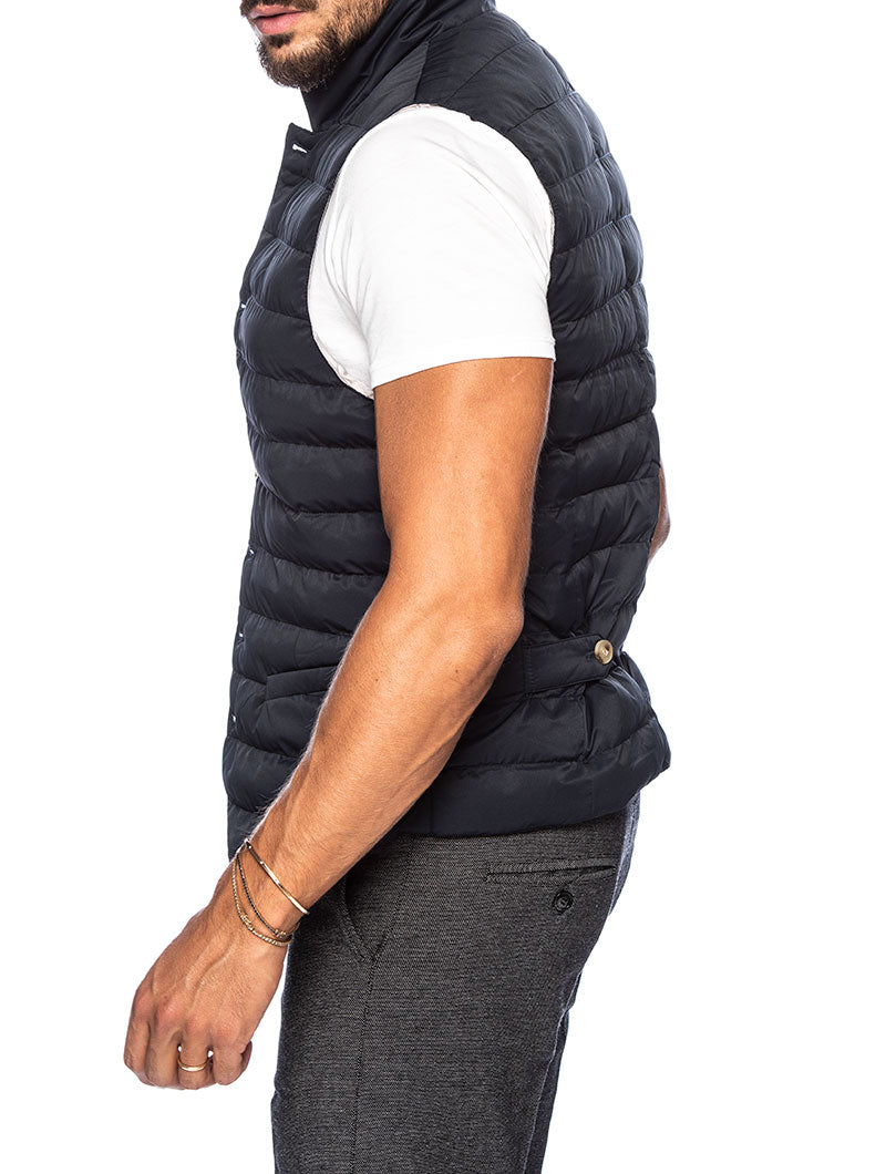 LEWIS VEST IN DARK BLUE
