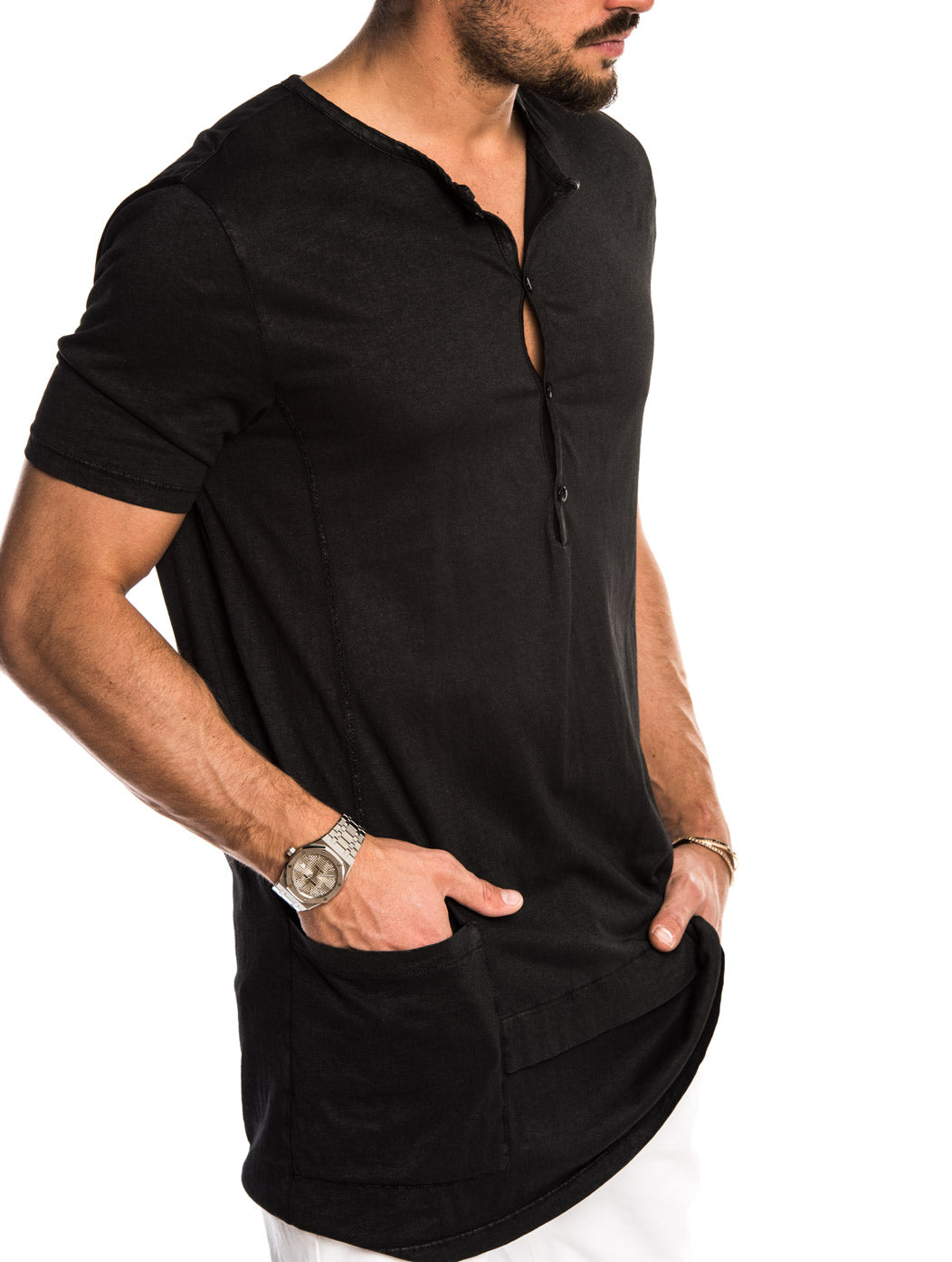 ANDY OVERSIZED T-SHIRT IN BLACK