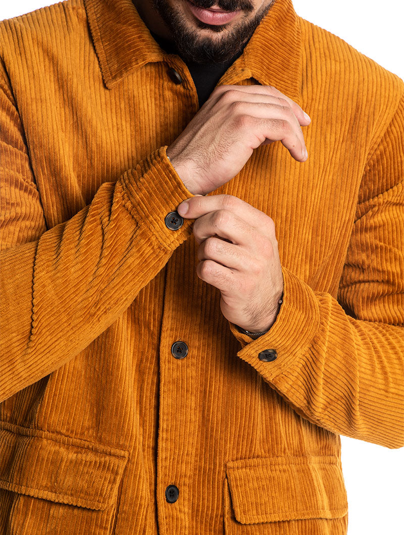 ELO Q4311 JACKET IN BURNED YELLOW
