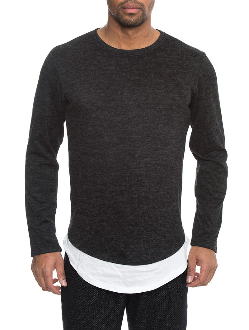 RAPID T-SHIRT IN BLACK MELANGE