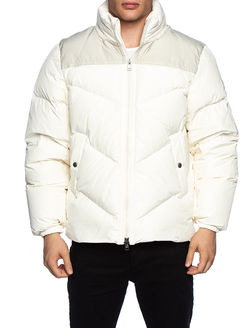 LOGO ARCTIC JACKET IN SNOW STONE