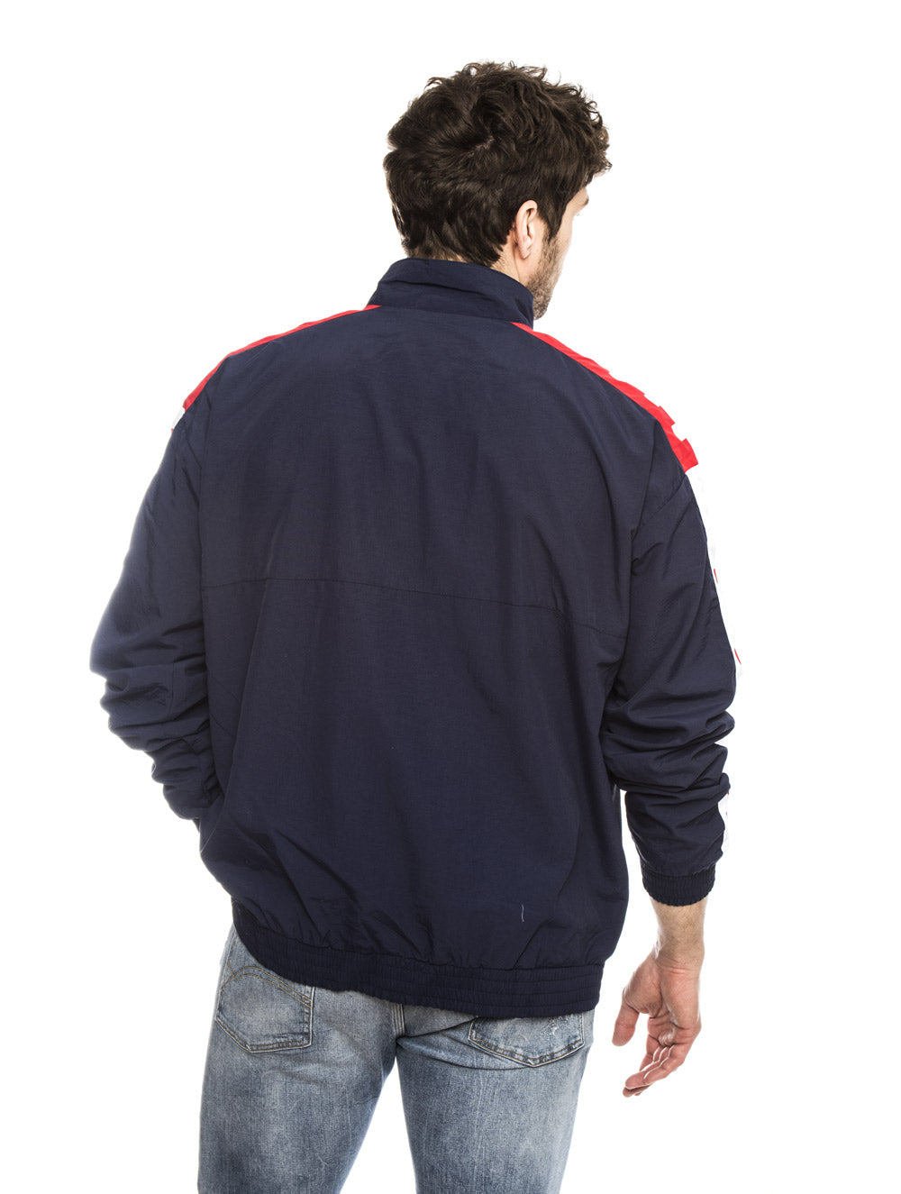 DEVIN WOVEN JACKET IN PEACOAT