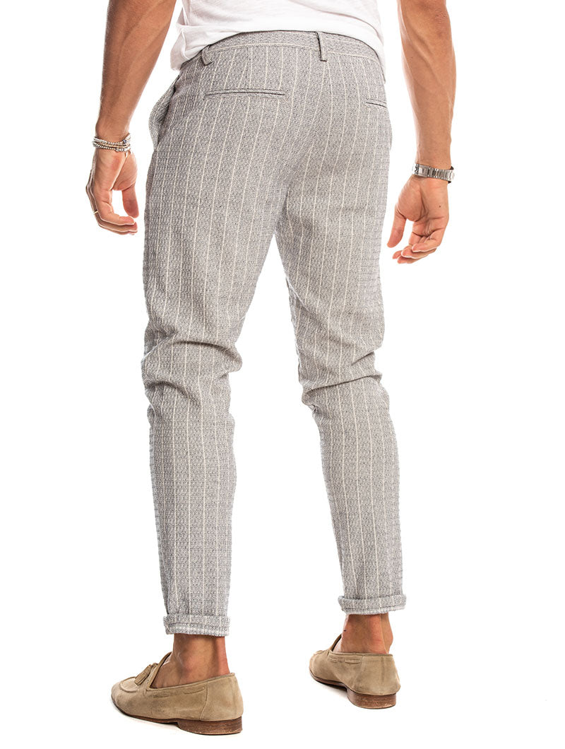 AKUTEN CHINO PANTS IN LIGHT GREY