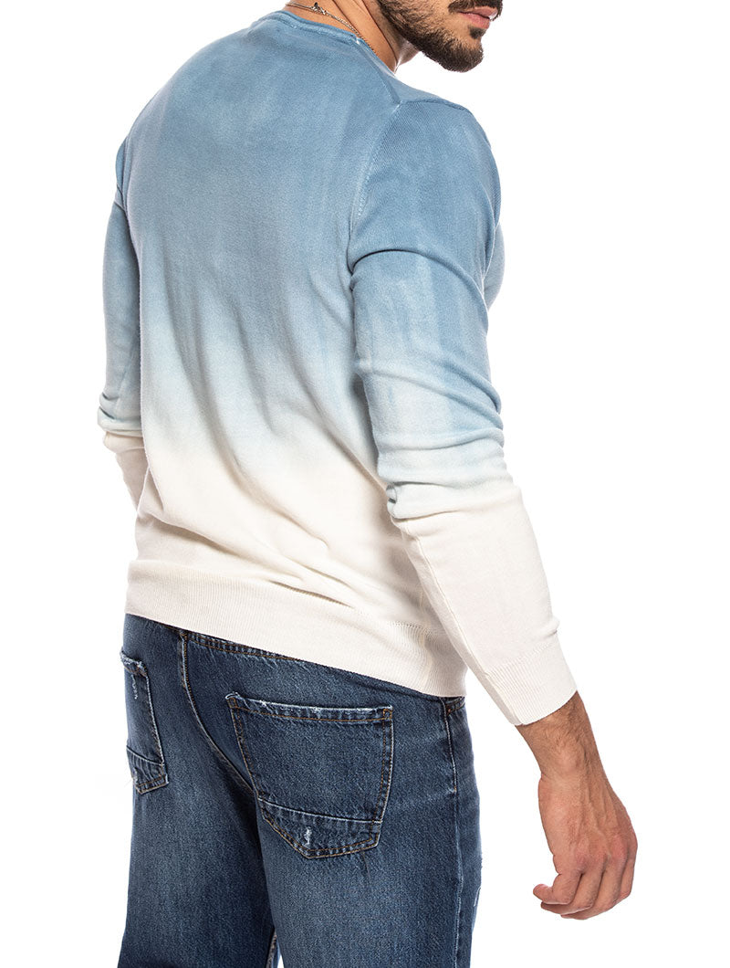 TARAN CREWNECK SWEATER IN INDIGO
