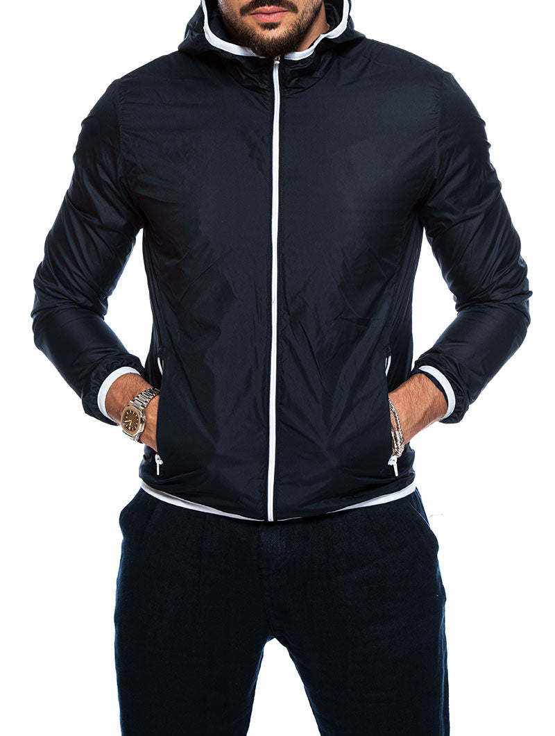 WALKER WATERPROOF JACKET IN BLUE