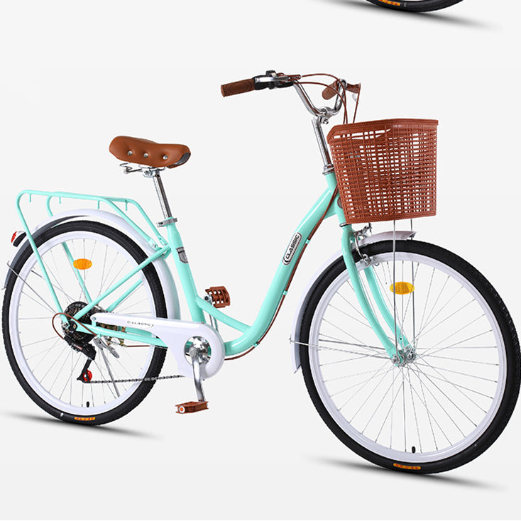commuter bike with basket