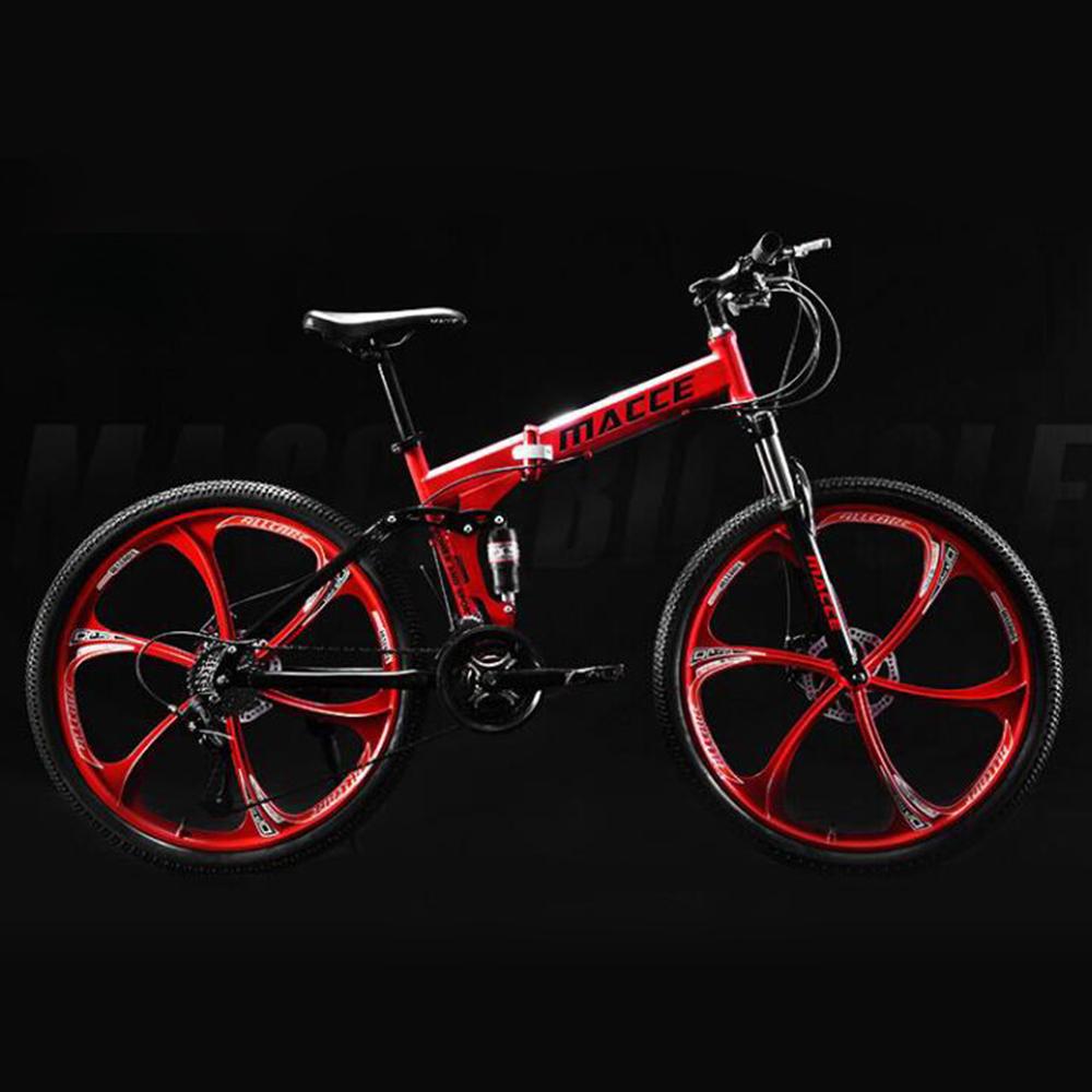 red mountain bike