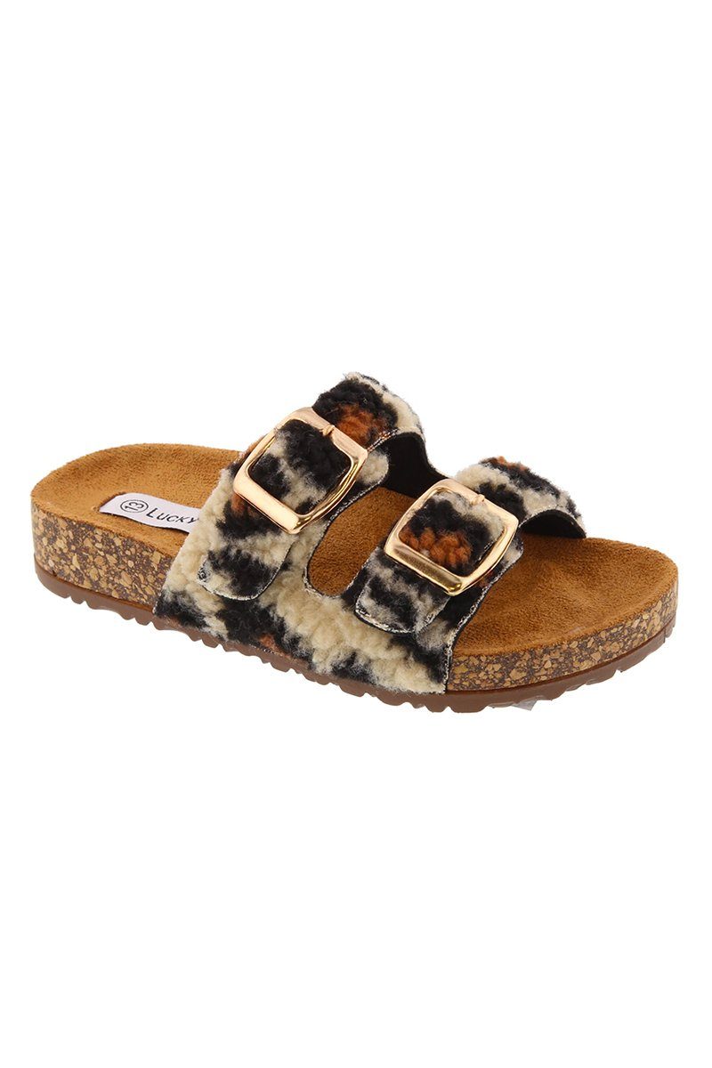 sherpa sandals