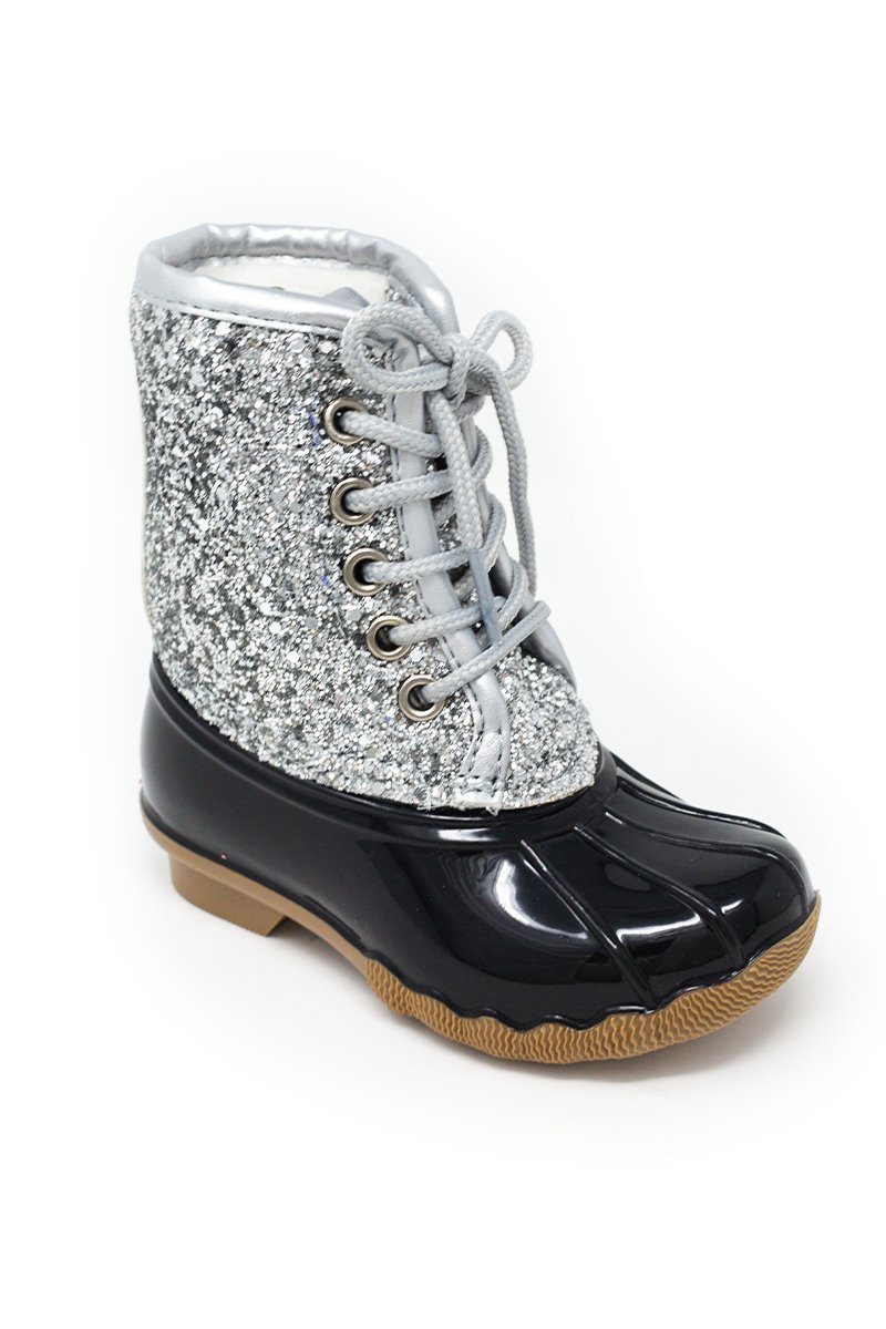 glitter winter boots