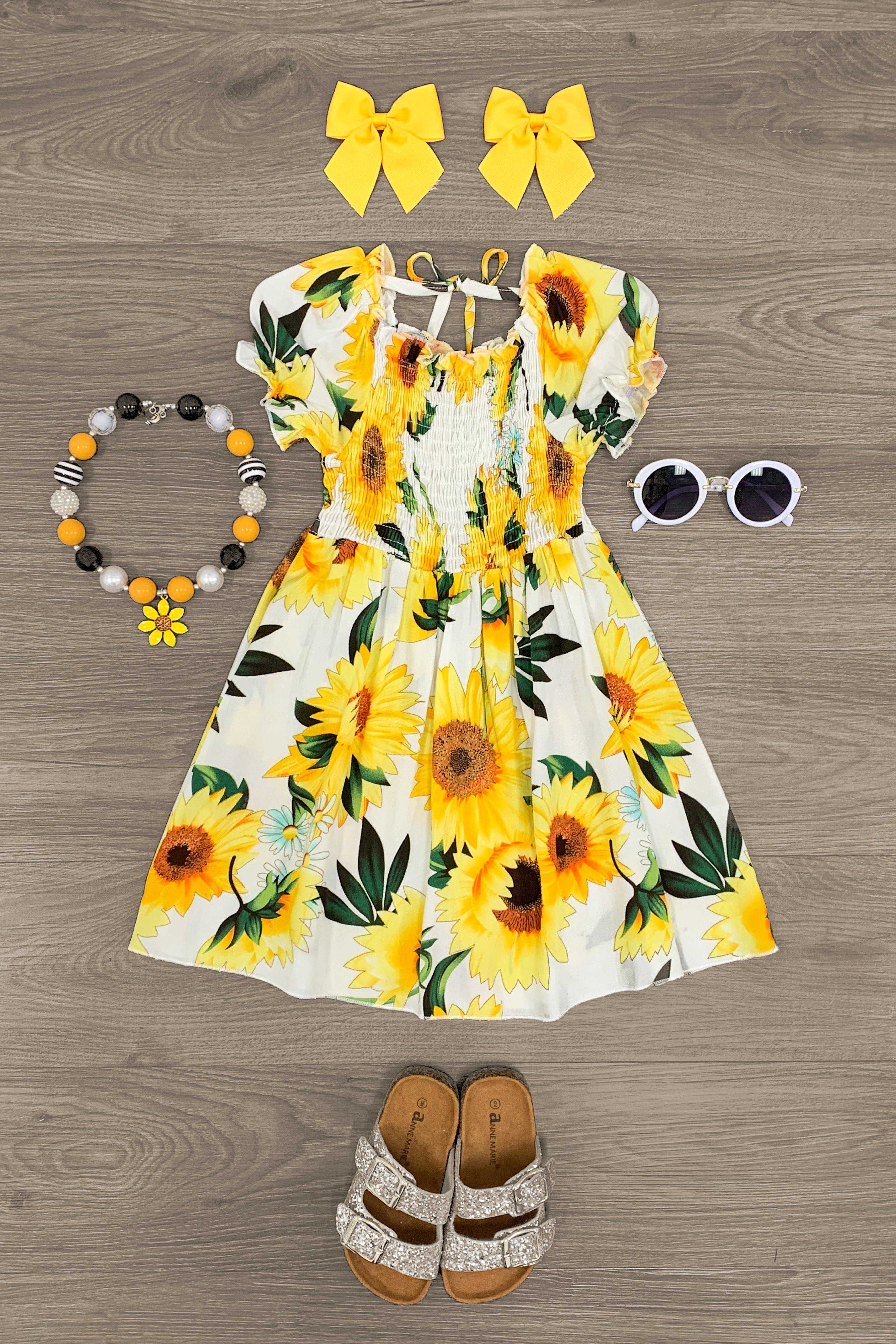 cute sunflower dress