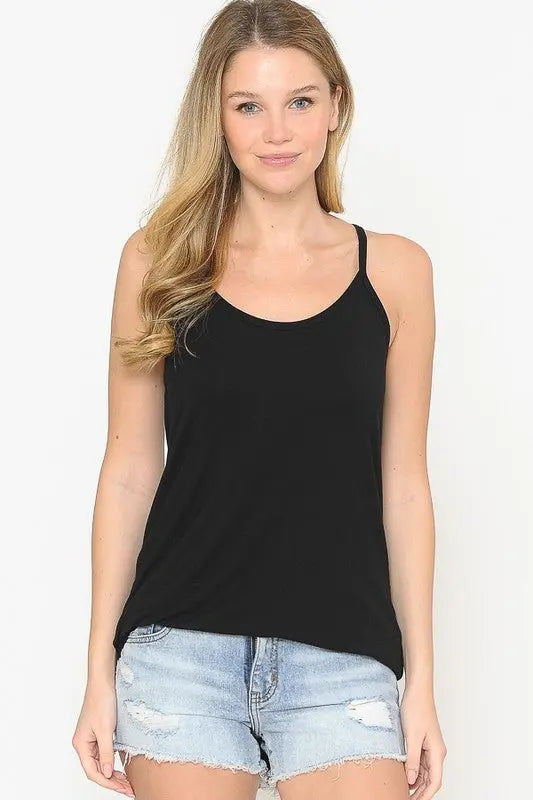 Everyday Strap Tank | Layering Tops – Jolie Vaughan Mature Women's Clothing Boutique
