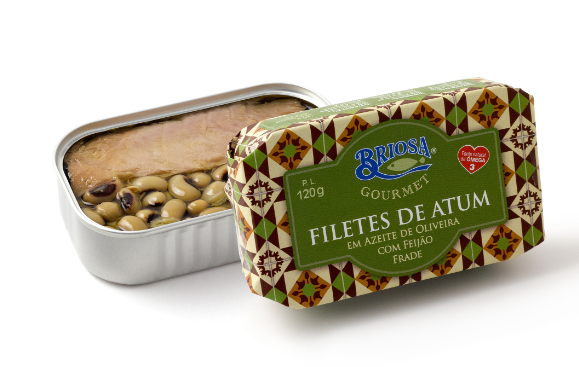Traditional Portuguese Preserves Tuna Fillets in Olive Oil 