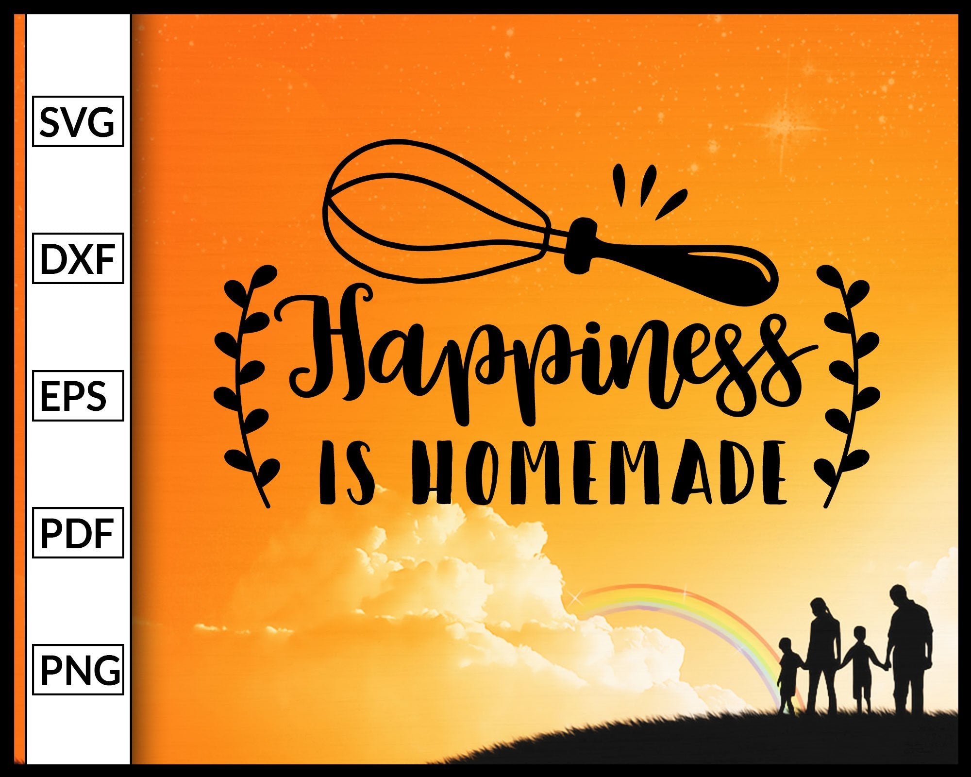 Happiness Is Homemade Svg Love Quotes Svg Family Quotes Svg Cut File F Editablesvgfile