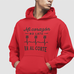 Sudadera Mi corazón no late, va al corte