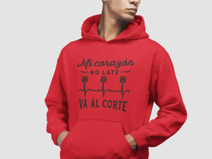 Sudadera Mi corazón no late, va al corte