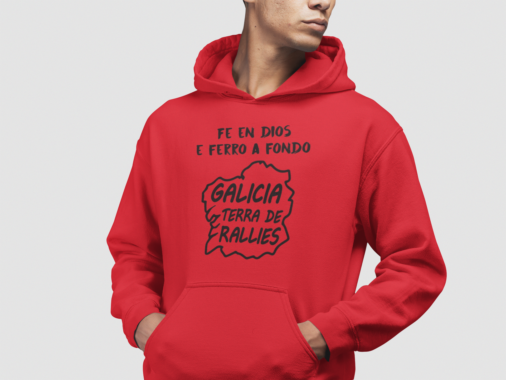 Sudadera Fe en dios, e ferro a fondo