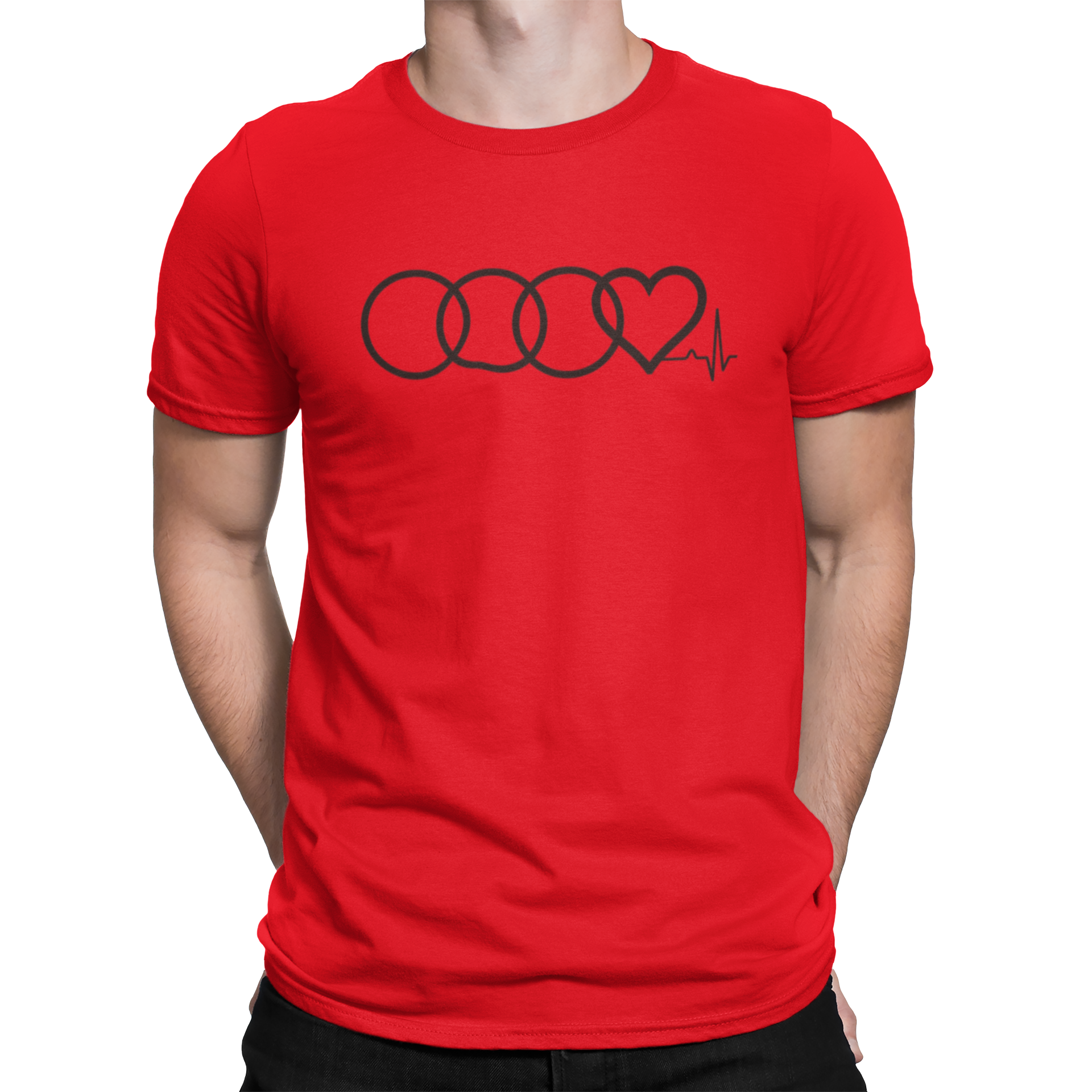 Camiseta Audi corazón