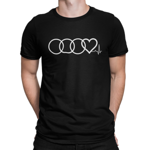 Camiseta Audi corazón