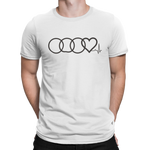 Camiseta Audi corazón