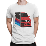 camiseta bmw m3 e30 clásico rally