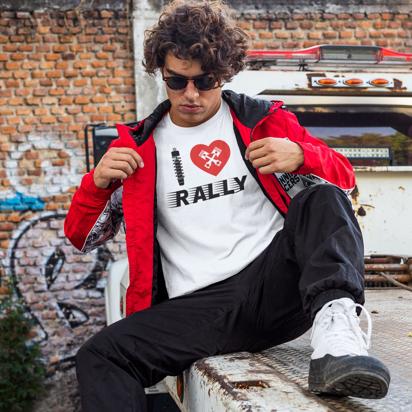 Camiseta "I love Rally"