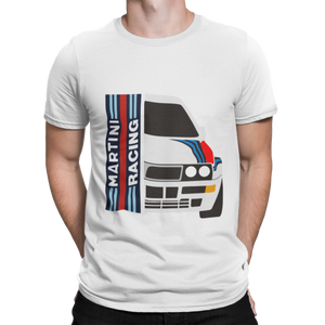 camiseta blanca lancia delta integrale martini hf 