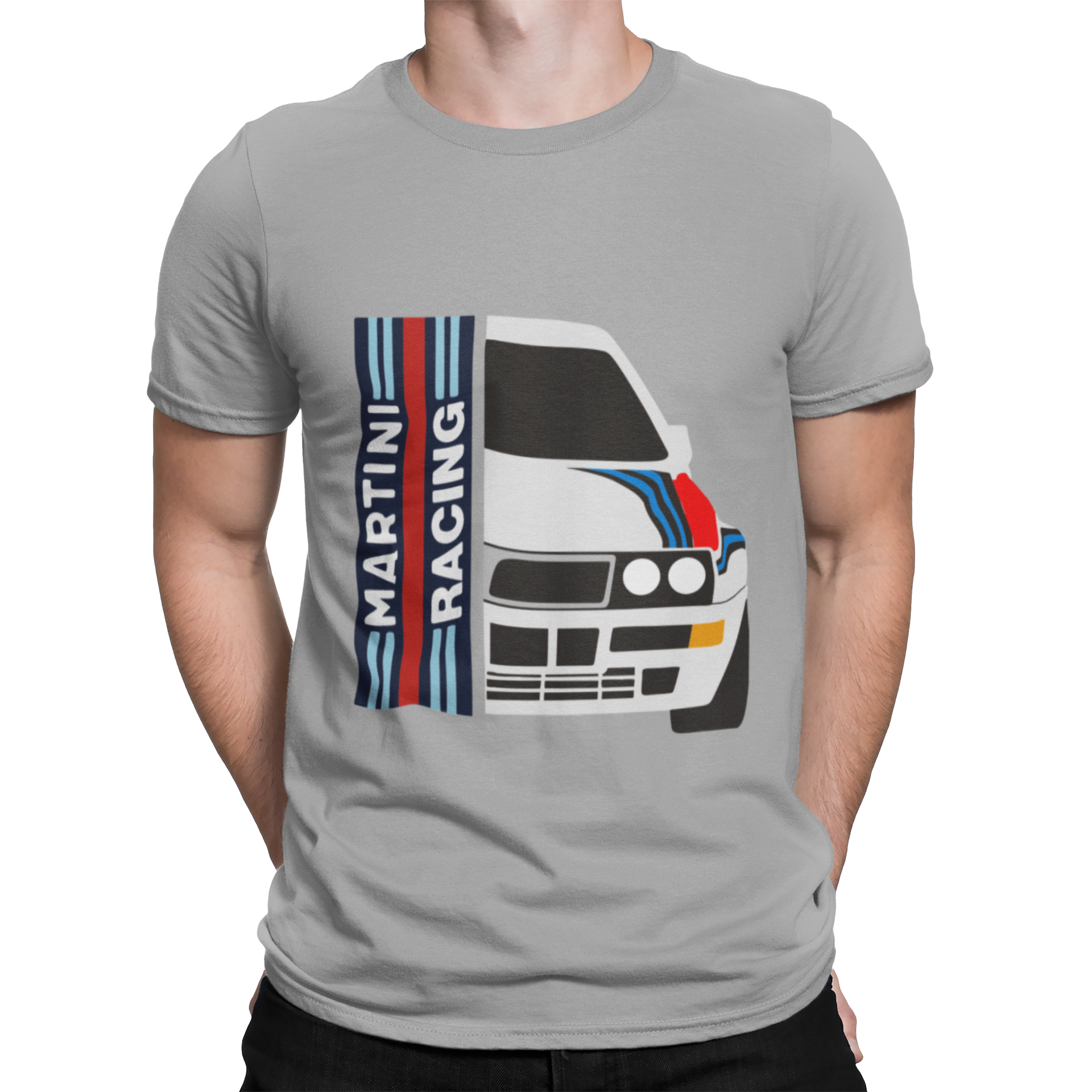 camiseta gris lancia delta integrale martini hf 