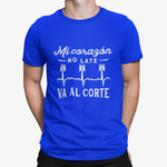 Camiseta Mi corazón no late va al corte