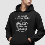 Sudadera "Fe en dios, e ferro a fondo"