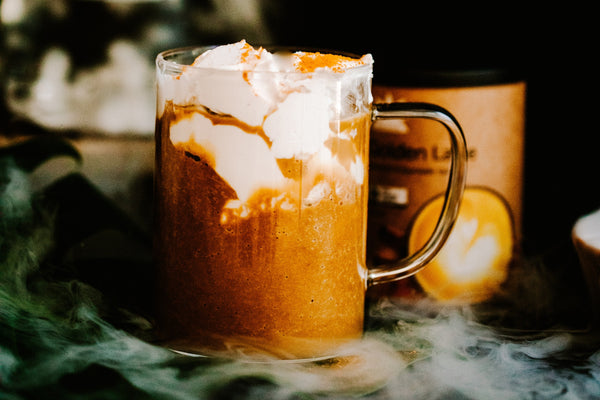 Halloween Iced Pumpkin Latte