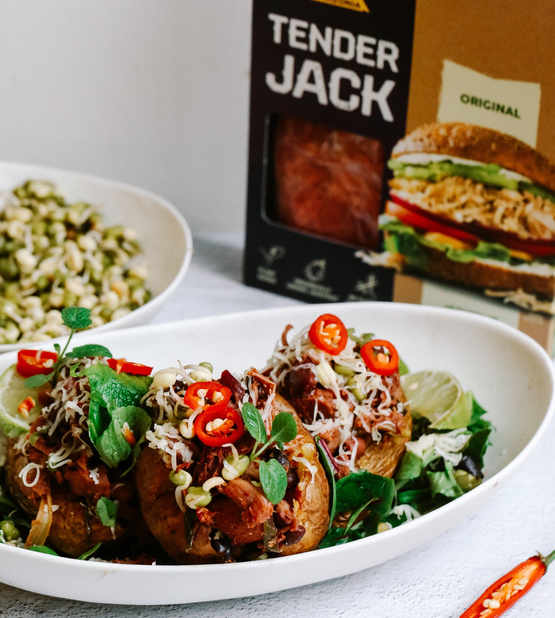 Jackfruit Jacket Potatoes