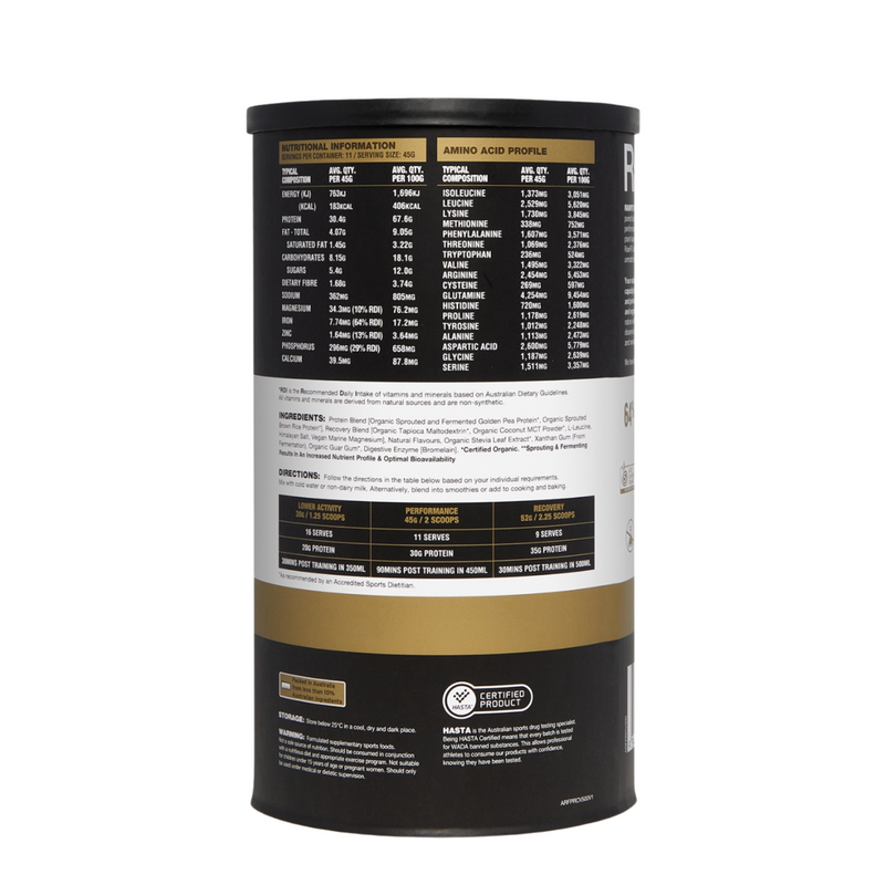 RawFIT Plant Protein Perform & Recover Creamy Vanilla
