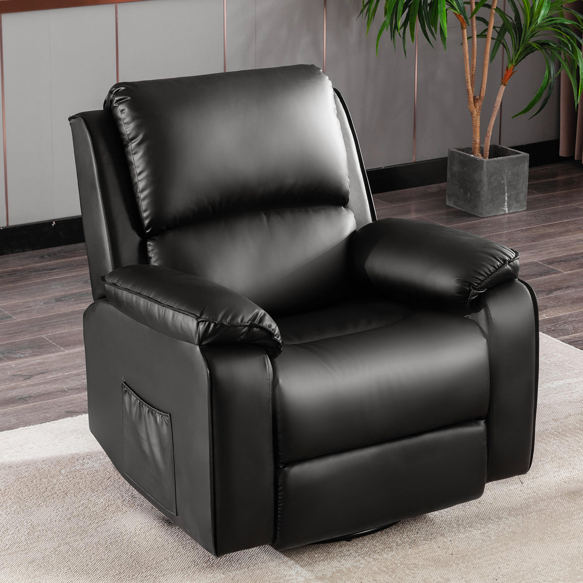 comhoma leather recliner chair