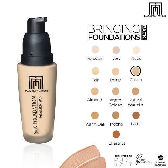 masarrat misbah beige foundation