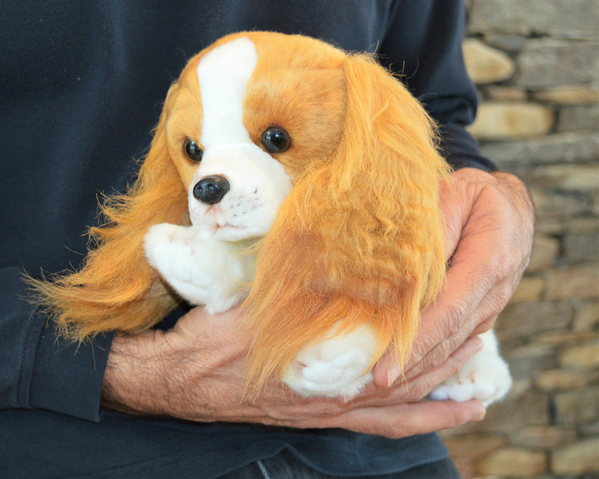 AN451 23cm for sale online Living Nature King Charles Cavalier Spaniel Soft Toy Adult Dog