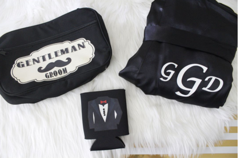 WEDDING GIFT IDEAS | Men's Gift Sets | Groomsmen Gifts - Flat Lay Entire Set