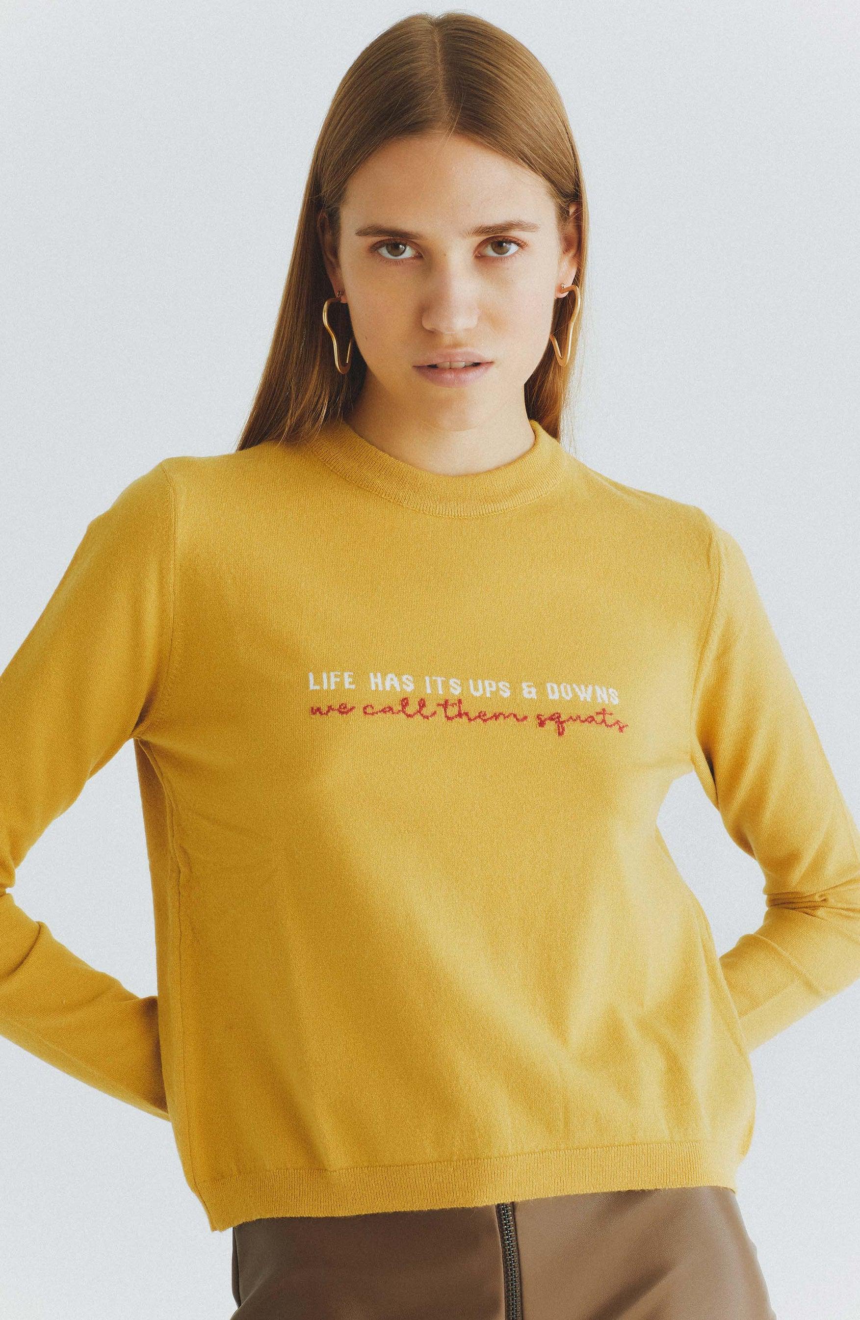 Roman "Life Has Its Ups & Downs - We Call Them Squats" Tee. 1