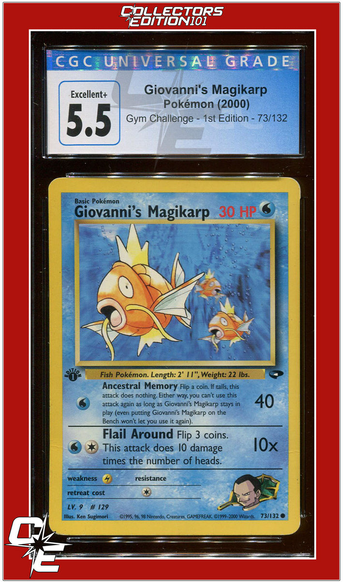 Details about   Giovanni's Magikarp 73/132 1ST EDITION Pokemon Card MINT