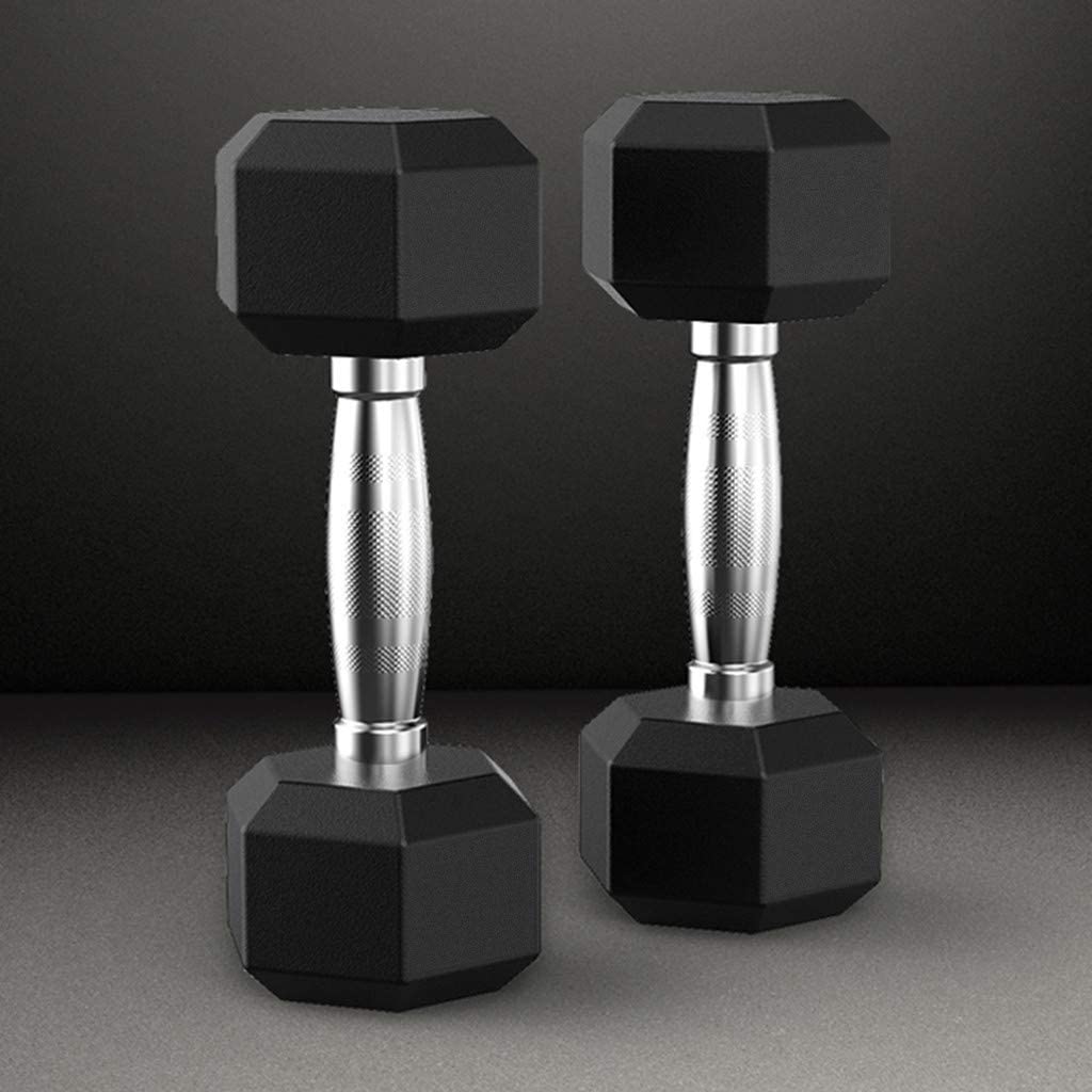 rubber dumbbell weight set