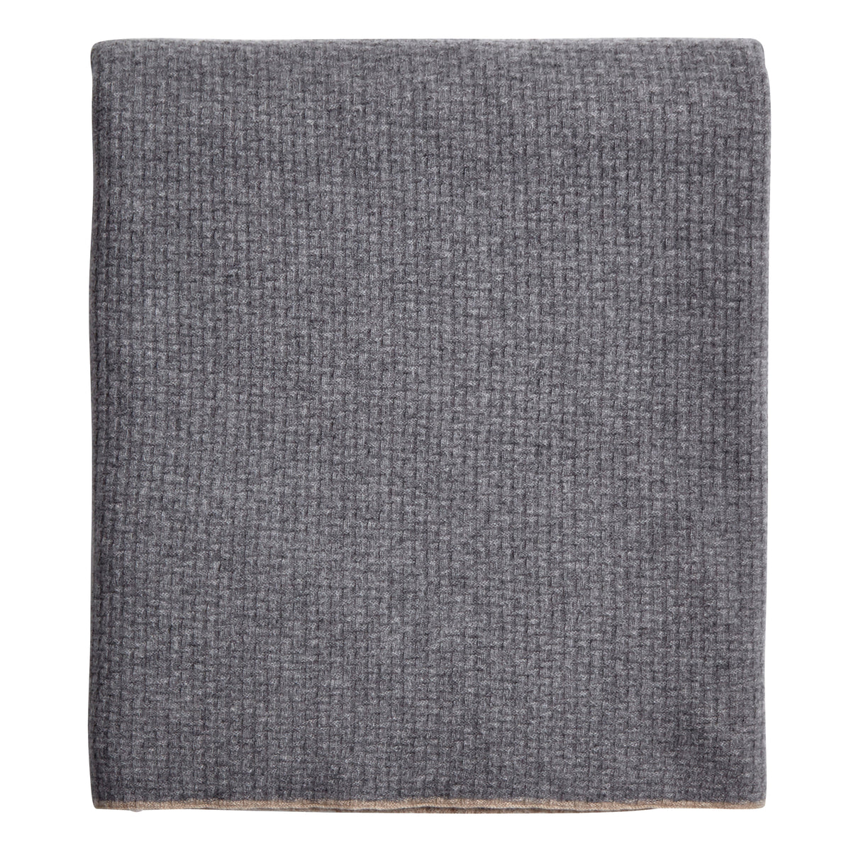 Sorrento Grey Cashmere Throw