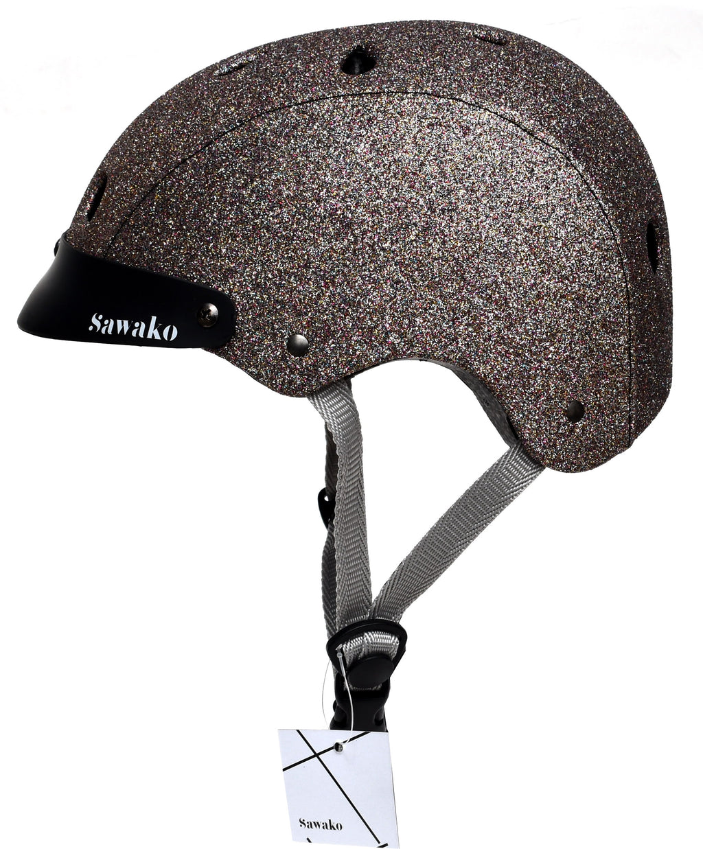 glitter bike helmet