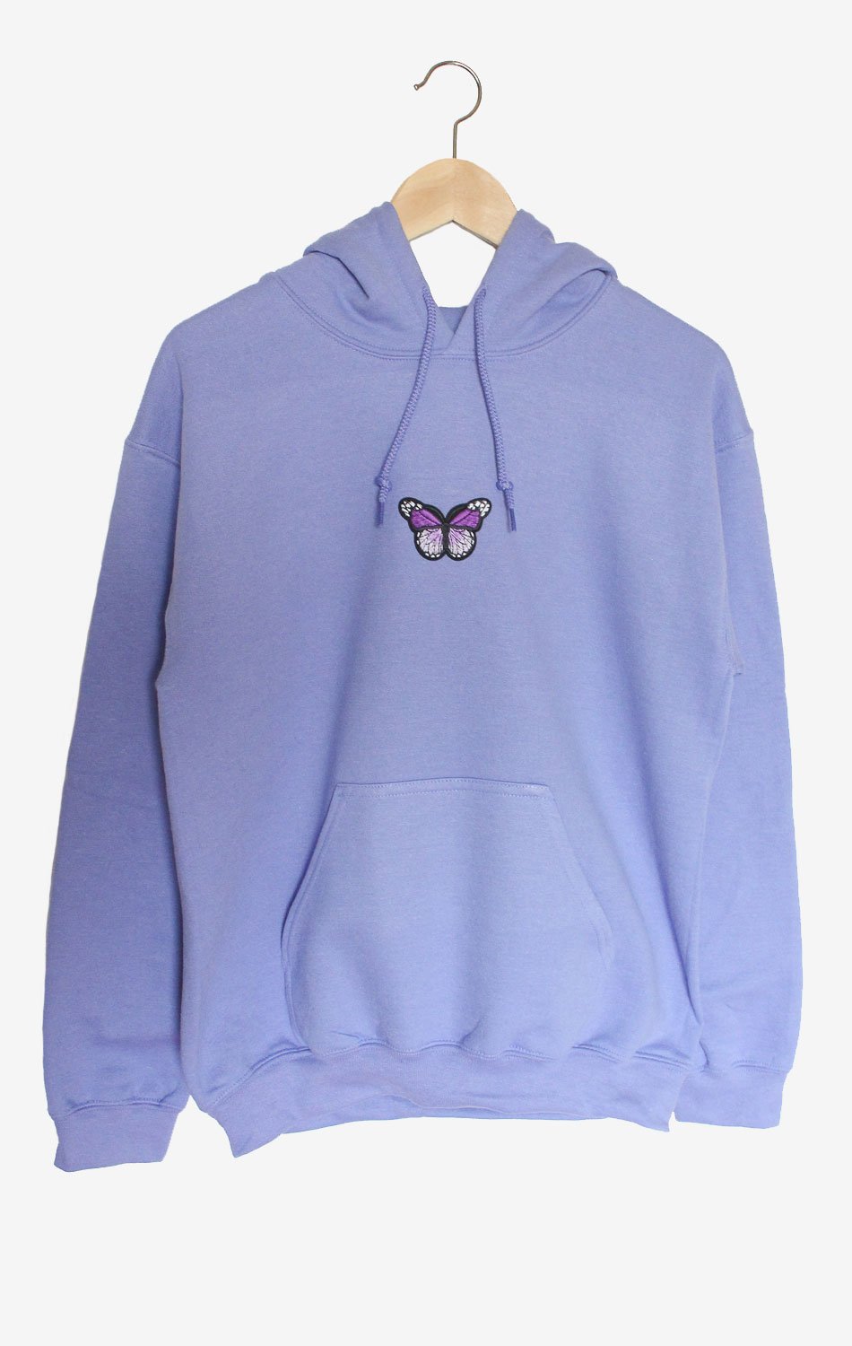 light purple hoodie