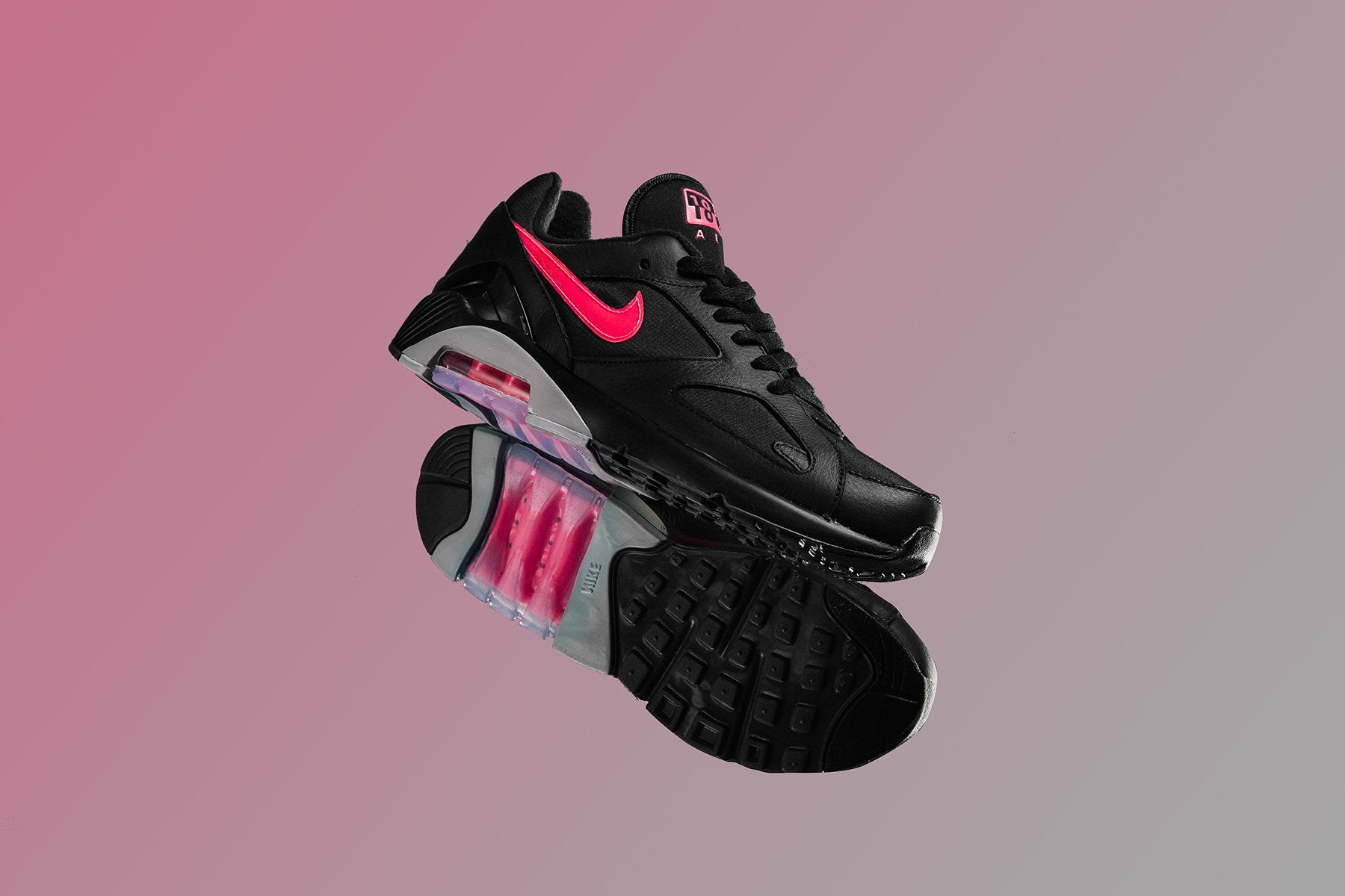 robo Brillante Larry Belmont Nike Air Max 180 "Black/Pink Blast" Available Now – Feature