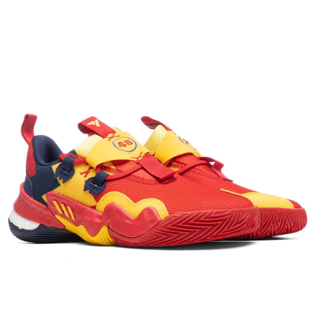 Adidas x Trae Young 1 MCAAG - Red sólido/oro audaz/azul –