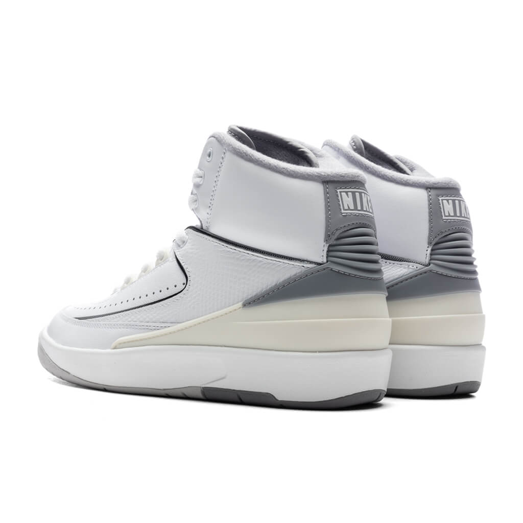 Nike Air Jordan 2 White and Cement Grey | www.angeloawards.com