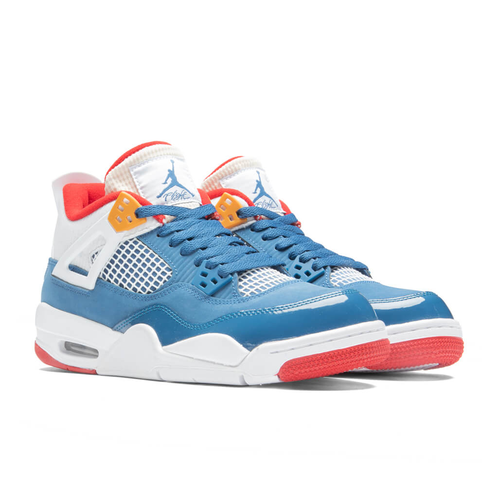 jordan 4s blue and red