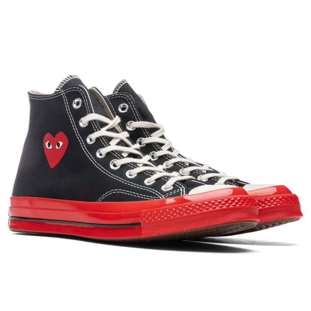 Converse x Comme Des Garcons PLAY All Chuck '70 Red Sole - Bla – Feature